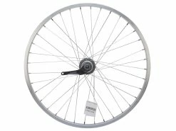 Contec 24″ Baghjul – Aluminiumsfælg – 19-507 – Shimano Nexus 3 Gear – Sølv