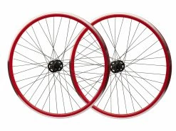 Diverse Hjulsæt 700c Single Speed Rød/Sort