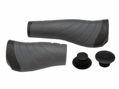 XLC Håndtag Sæt Ergonomisk Sort/grå – 92mm Og 135mm Lange