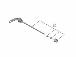 Shimano MT401 – Quick Release – 174mm – FH-MT401